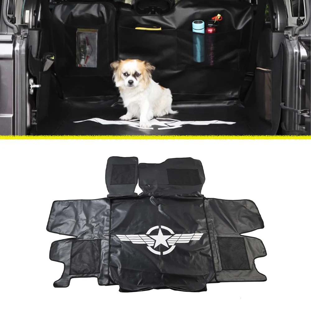 

Trunk Liner Mat Cover Dog Pet Cargo Mat Water Resistant for Jeep Wrangler JK JL Gladiator JT 4-Doors 2007-2023 Car Accessories