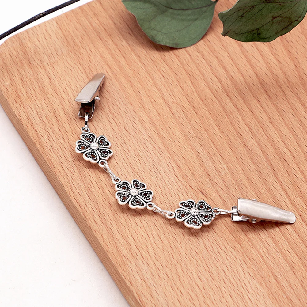 

5pcs Cardigan Clips Shawl Pins for Women Sweater Clasps Scarf Fasteners Dress Brooch Ferroalloy T Shirt Accessories