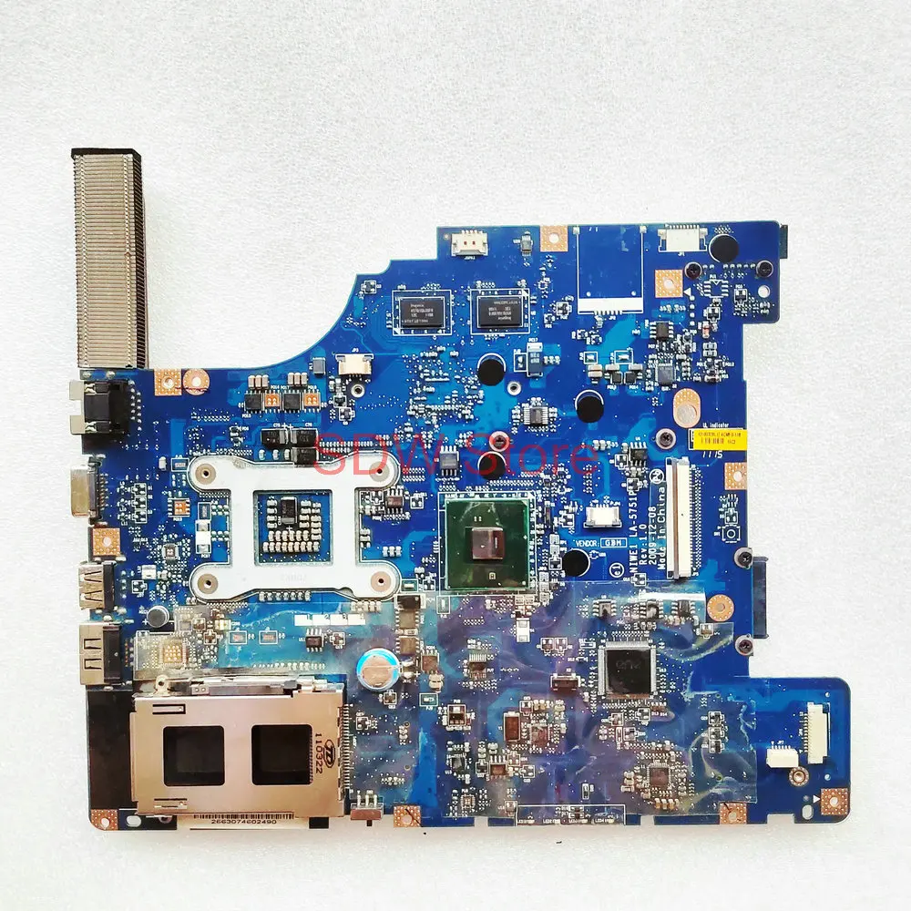 For Lenovo Z460 G460 Notebook NIWE1 LA-5751P Laptop Motherboard + CPU + Heatsink HM55 DDR3 100% fully tested