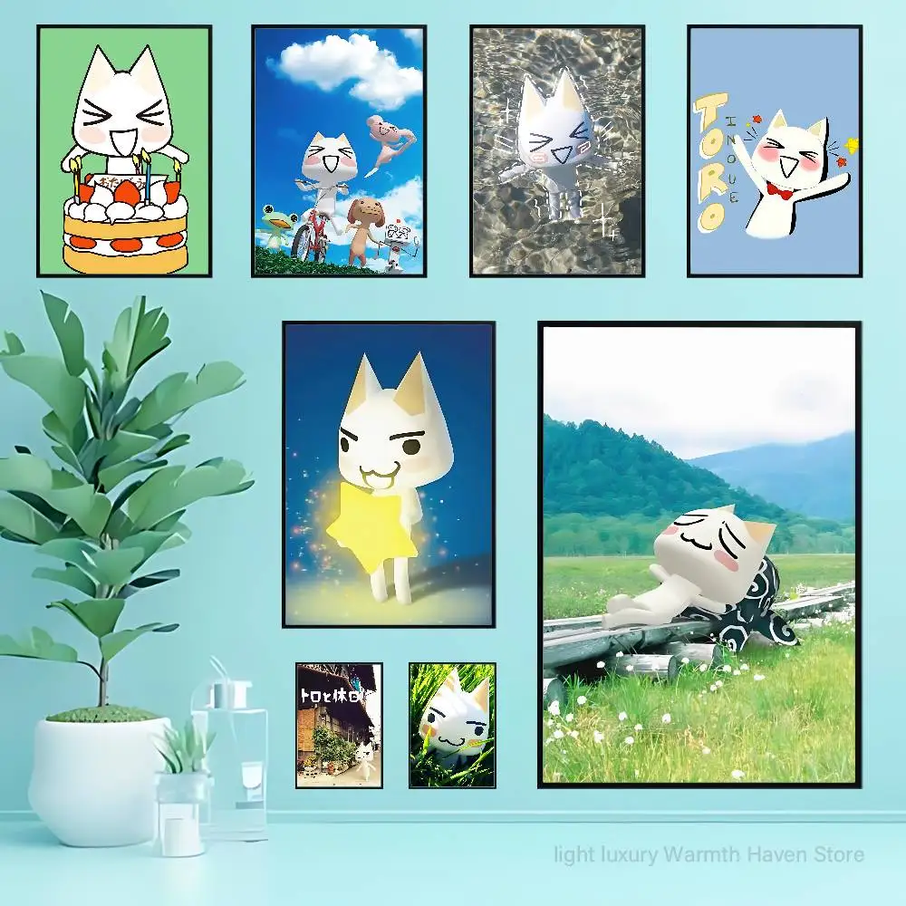 

Funny T-Toro I-Inoue Poster HD Art Sticky Wall Waterproof Home Living Room Bedroom Bar Aesthetic Decoration