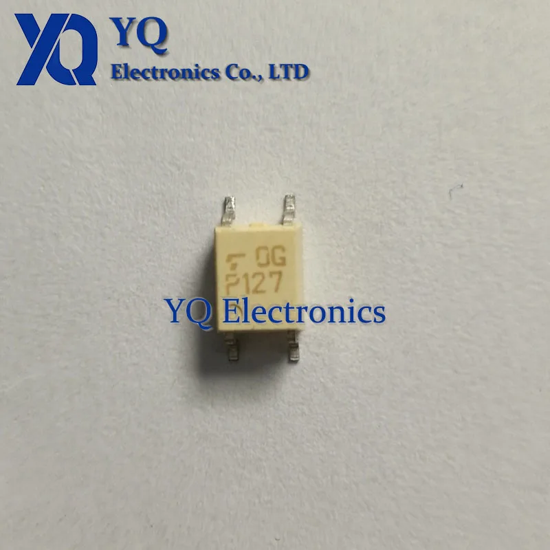 10PCS/lot New OriginaI TLP127 P127 SOP-4 patch optocoupler Darlington optocoupler output
