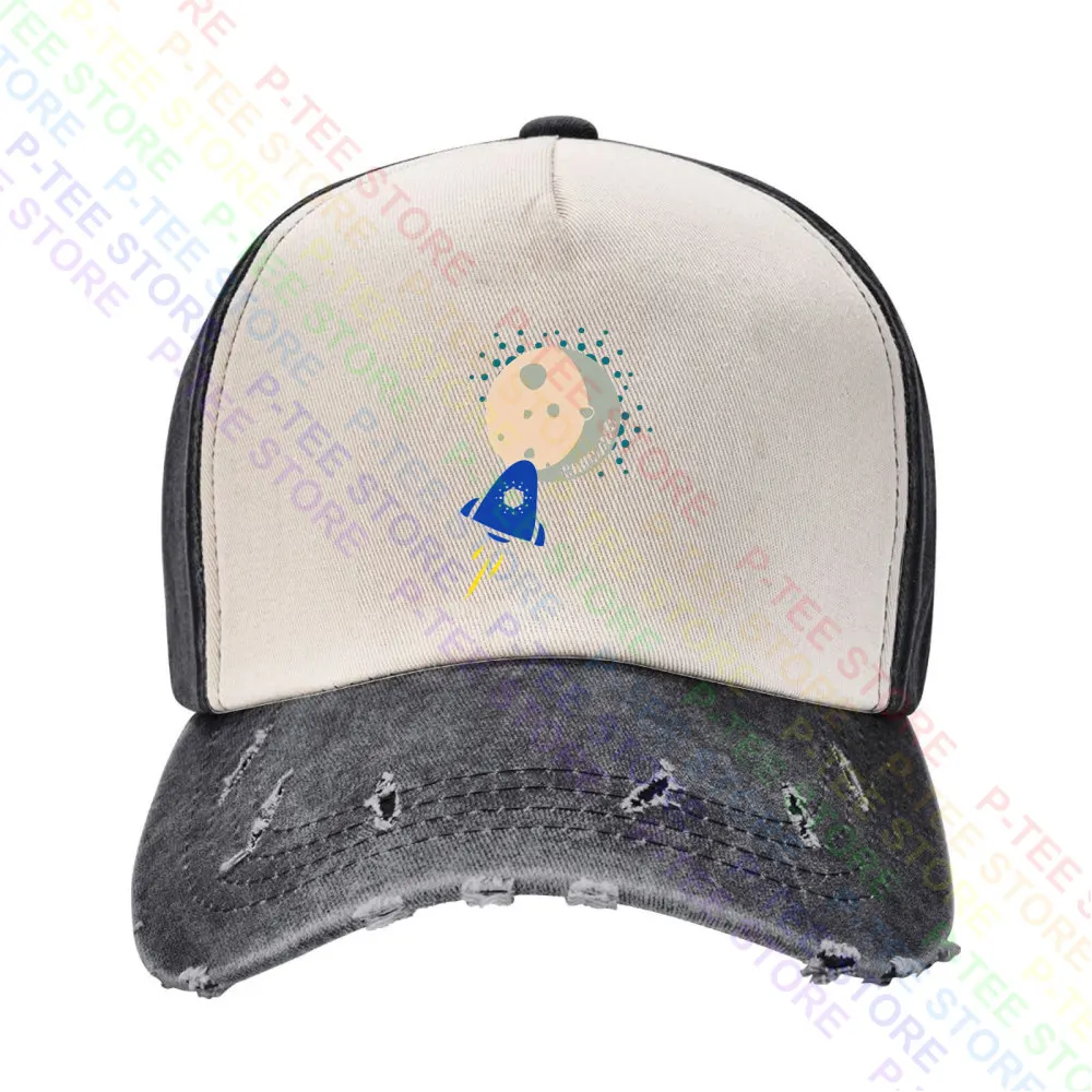 Cardano To The Moon Crypto Blockchain Hodler Miner Rocket Cryptocurrency Baseball Cap Snapback Caps Knitted Bucket Hat