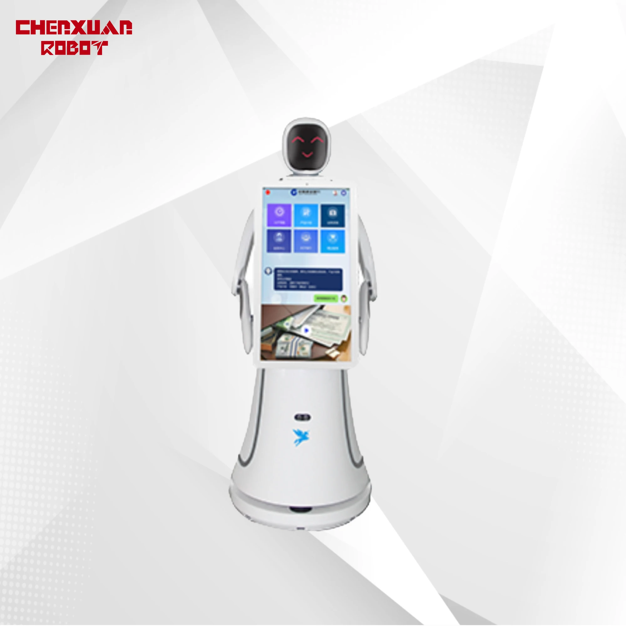 Factory Direct AI Powered Touch Screen Hospital Assistant Navigation with PLC & Motor Smart Healthcare Automation System
