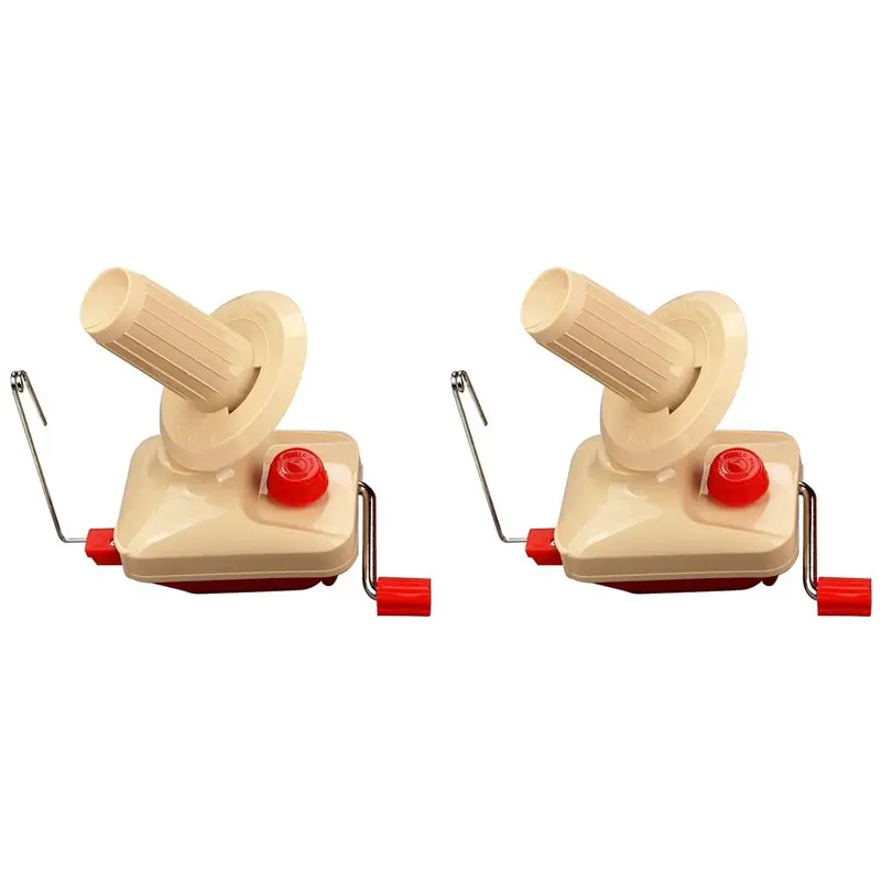 

【HOT ITEMS】2X Knitting Hand Operated Yarn Ball Winder, Swift Convenient Ball Winder, Yarn Roller Machine