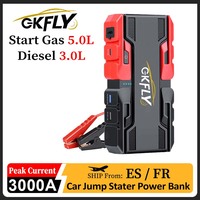  Car Jump Starter Battery Power Bank 3000A Portable Emergency Starter Booster 12V Auto Starting Device for Petrol Vehicle Start