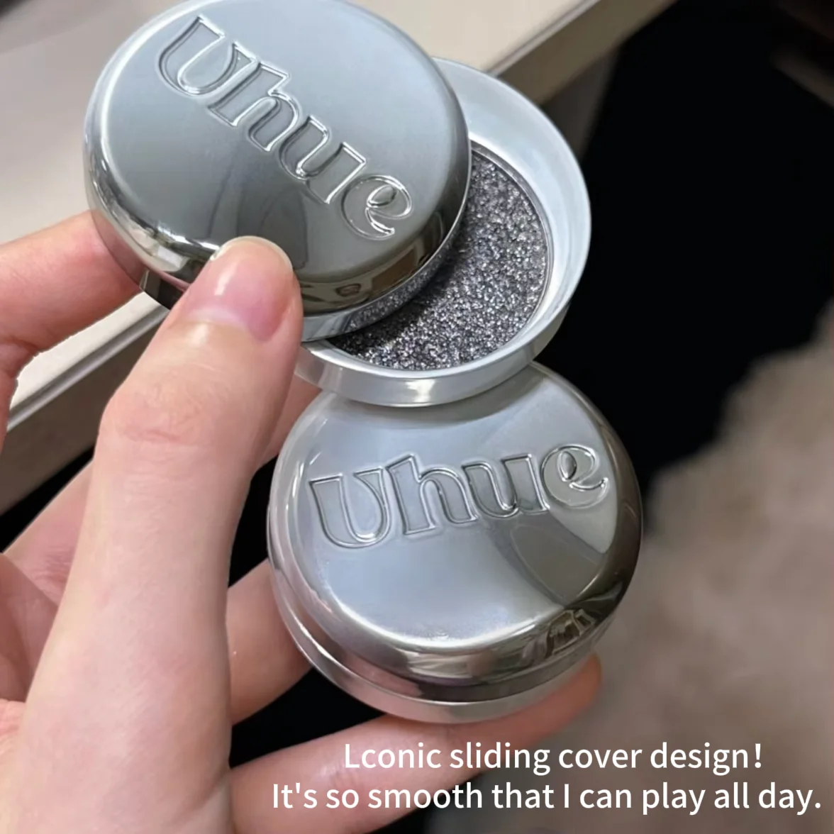 Uhue Single Color Eyeshadow Cream Matte Smoky Pearlescent Color Black Meteorite Eyeshadow Blush Neon Eyeshadow Palette