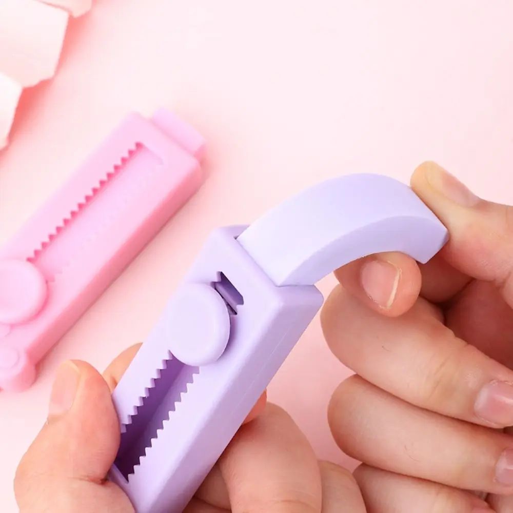 School Supplies Cute Cat Paw Eraser Cartoon Simple Push-pull Eraser Creativity Retractable Pencil Rubber Student