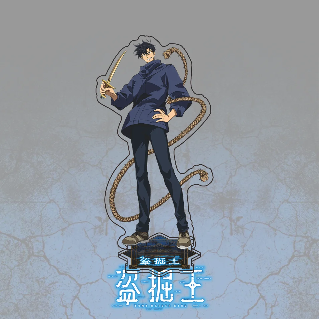 Tomb Raider King Anime Acrylic Stand Full Main Character 15cm Desk Ornament Adventure Manhwa Figure Collectible Gift Keychain