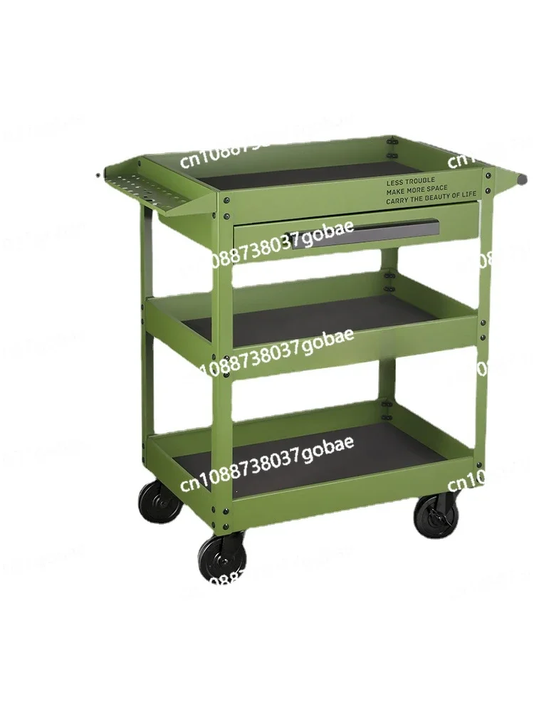 

Tool Car Trolley Nordic Style Storage Rack Oil Painting Bookshelf Multifunctional