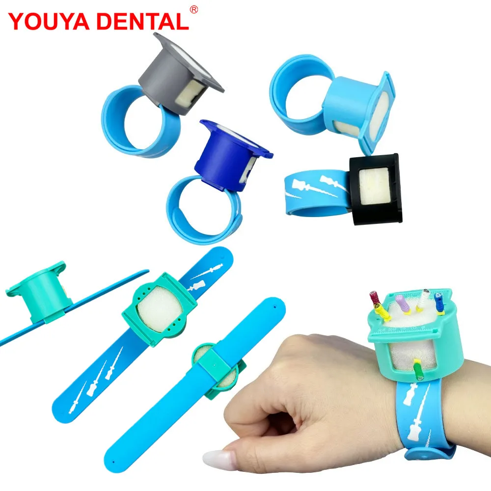 Dental Endo Files Holder Watch Wrist Root Canal Measuring Ruler Block Autoclavable Endodontic Files Drill Stand Dentistry Tools