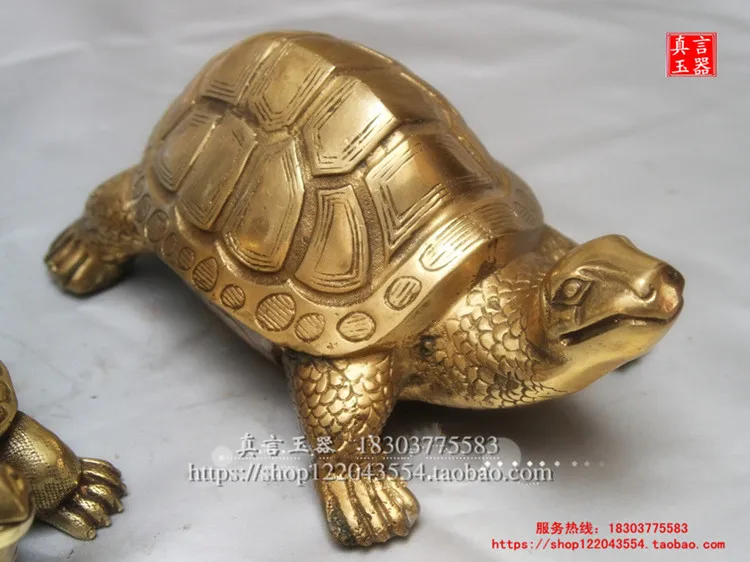 

pure copper turtle home longevity Antique decoration gold turtle healthy