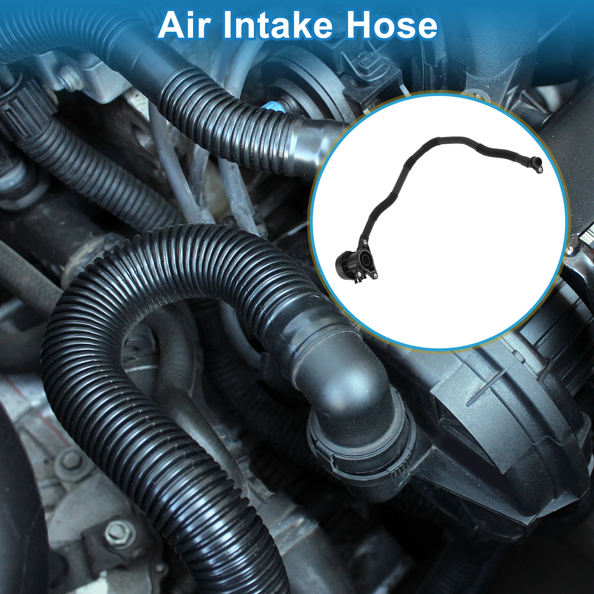 

Шланг воздухозаборника двигателя UXCELL для Mercedes Benz W246 2014 No 2700180900/2700180500