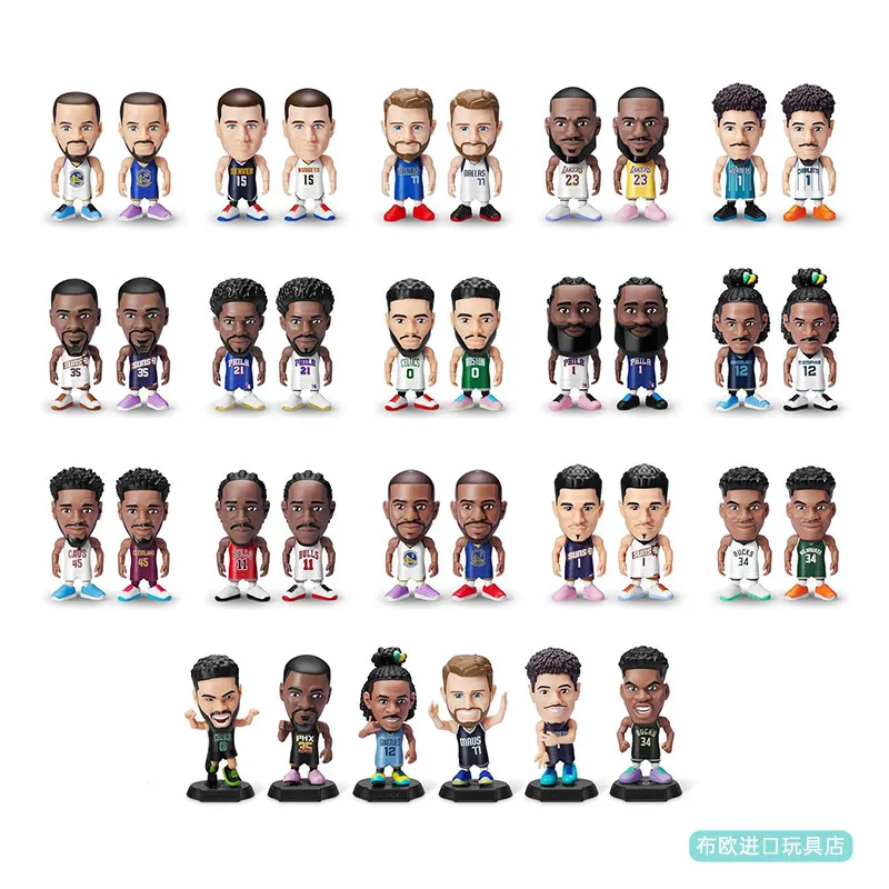 ZURU Mini Figure Blind Box Basketball Star Cartoon PVC Collectible Model Desktop Ornament Car Decor Birthday Gift For Kids Boys view 4