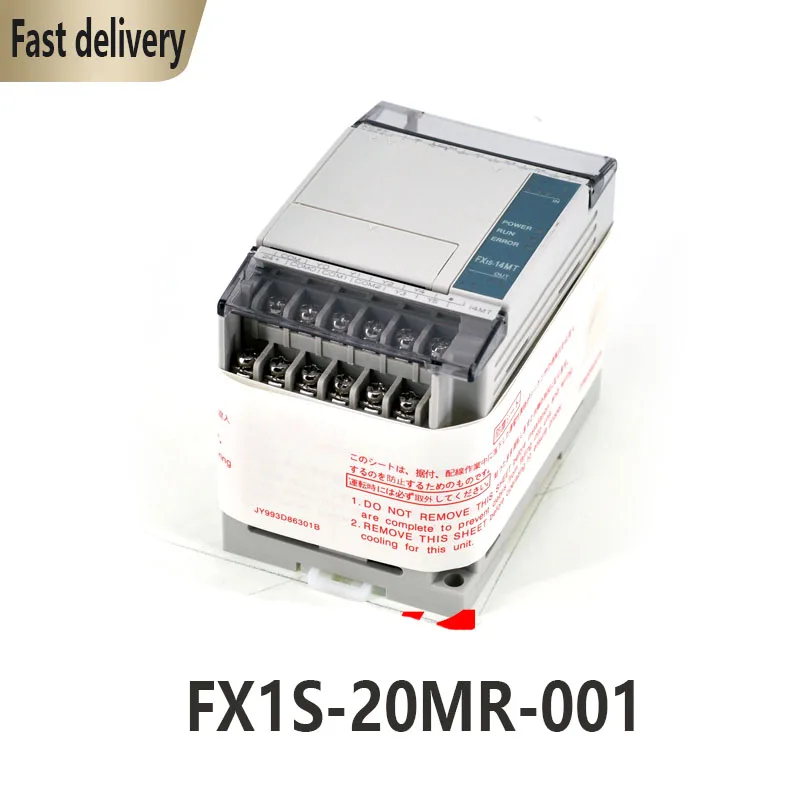 

New Original FX1S-20MR FX1S-20MR-001 PLC 24V DC Relay Output Base Unit