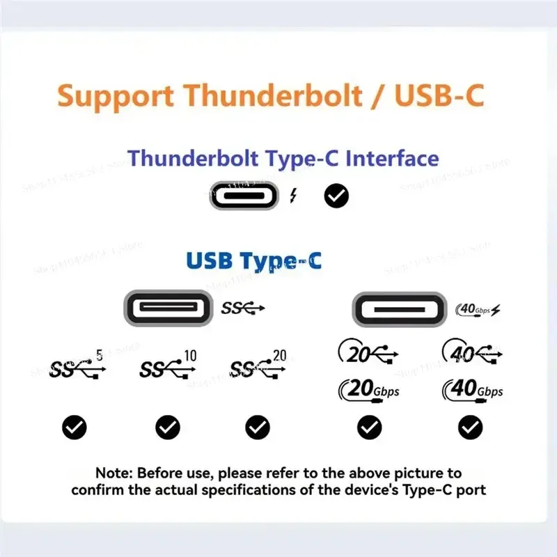 USB-C 10G Network Card, Thunderbolt-Compatible External 10 Gigabit Ethernet Adapter, USB3.2 RJ45 LAN Card