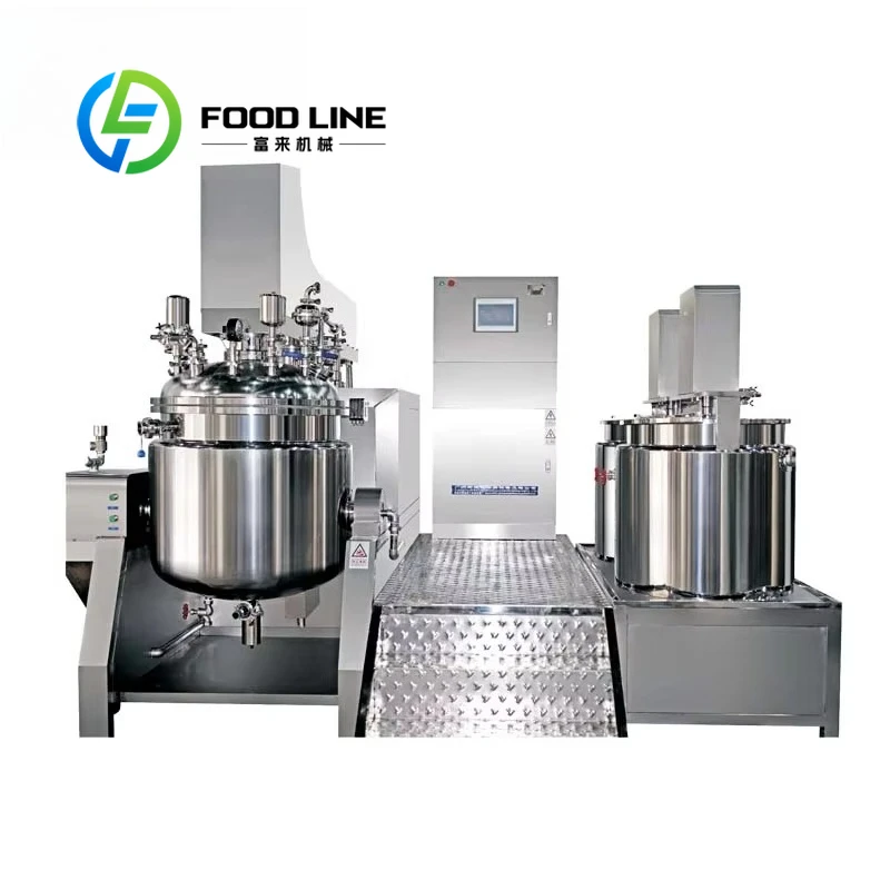 Customize Factory High Shear Vacuum Emulsifying Mixer Cosmetic Ointment Stainless Steel Agitator High Productivity