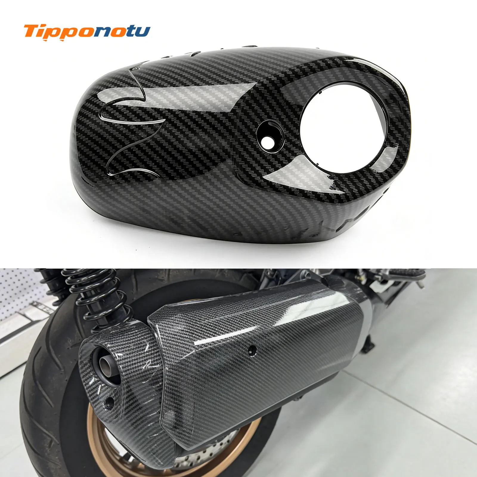 

Anti-Scald Muffler Exhaust Pipe Heat Shield for Yamaha XMAX300 2017-2023 Durable Motorcycle Protection Cover Accessories