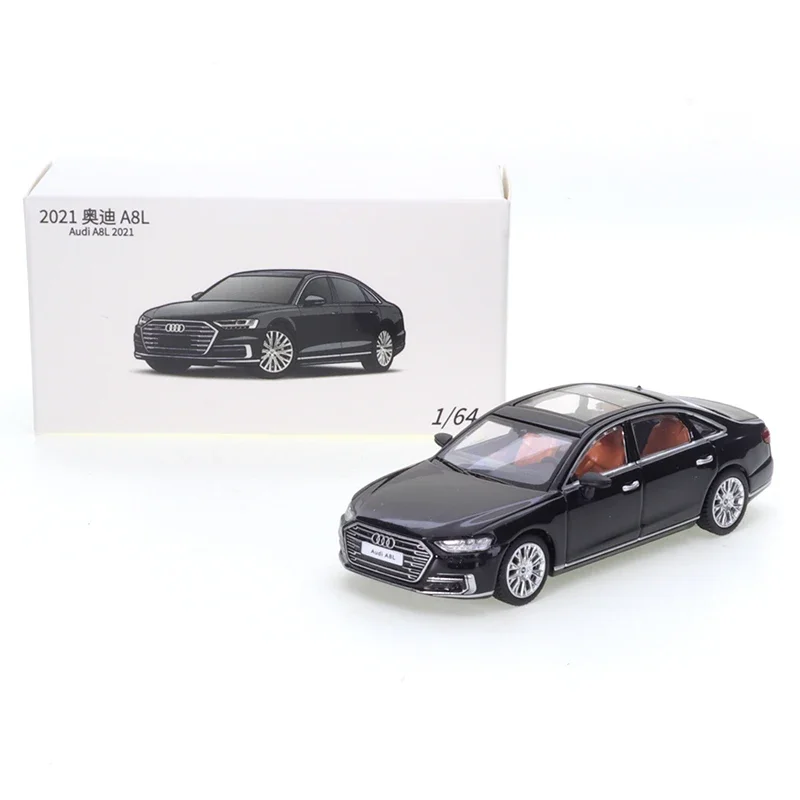 

JKM 1/64 Audi A8L независимые тормозные диски автомобили из металлического сплава, литье под давлением, коллекция моделей автомобилей