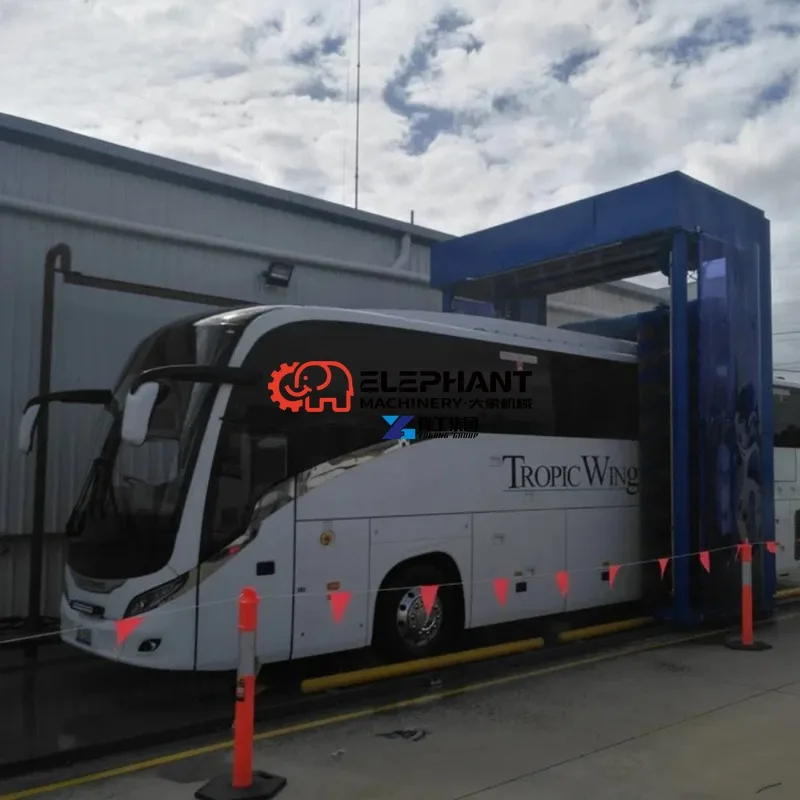 Electric Bus Truck Washer Equipped with Smart Touch Display, High Efficient Commercial Vehicle Cleaning Machinery