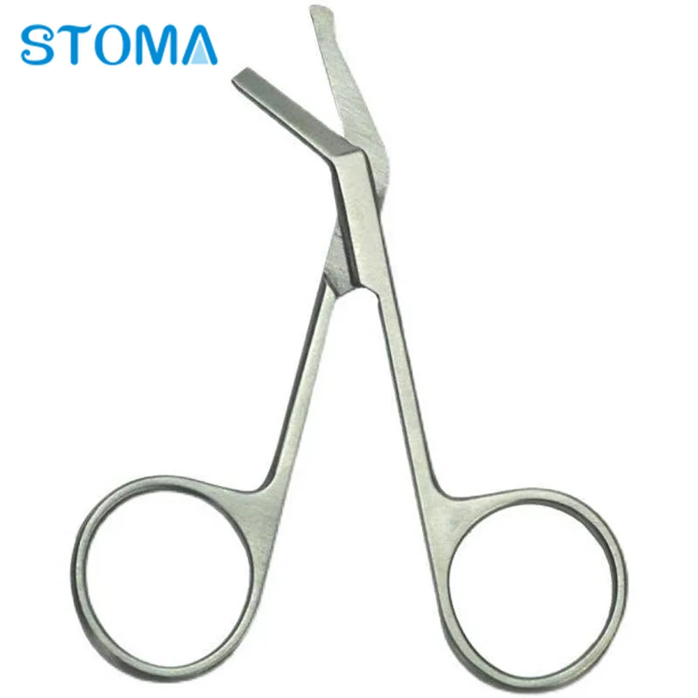 

Stoma Pouches Scissors Curved Blunt Tips for Cutting Ostomy Bags Sharp Cutting Medical Tapes Mullti-fuction