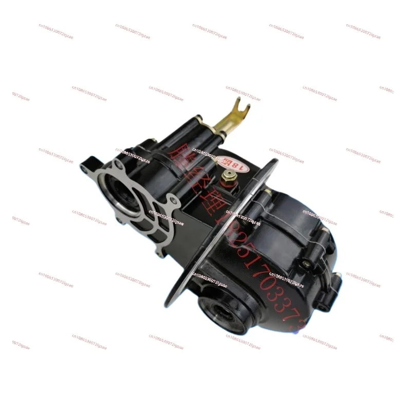 Electric three or four-wheeler transmission differential high and low speed afterburner climbing gear box DC