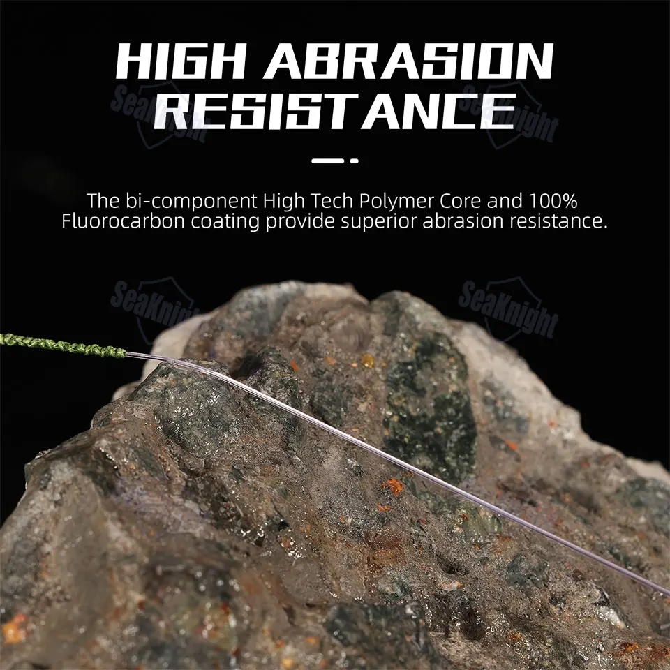 SeaKnight Marken-Angelschnur der SK-Serie, 100M/50M, 100% Fluorocarbon-Beschichtung, Schnell sinkende Schnur, stärker, 1,4-45,36KG – Detail 7