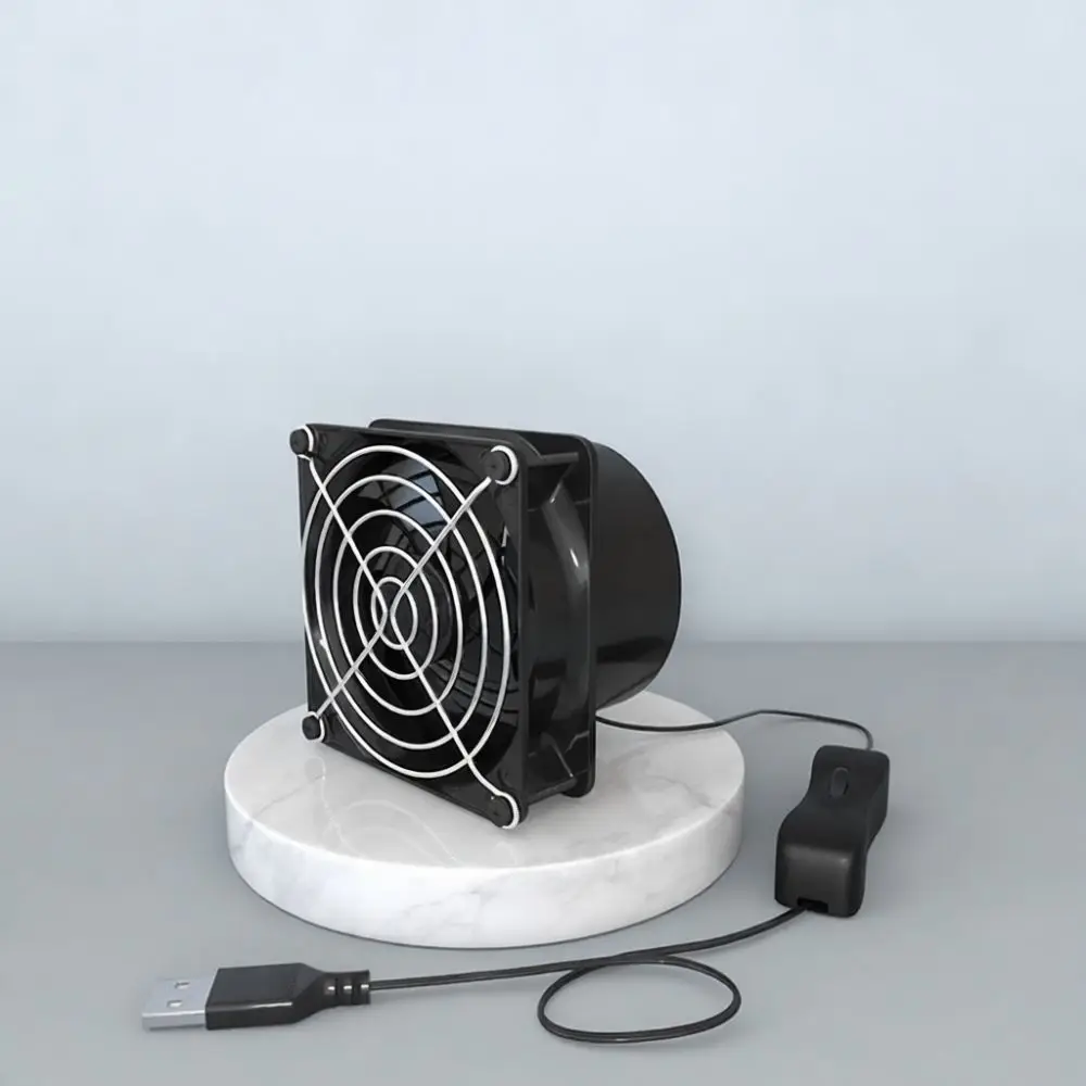 USB Powered Moxibustion Smoke Exhaust Blower Ventilation Duct Fan Compact Air Extractor For Home Indoor Use