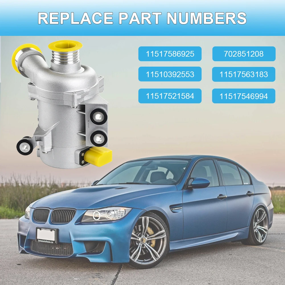 

FISHBERG OE 11517586925 11510392553 11537549476 Электрический водяной насос с комплектом болтов термостата для BMW X3 X5 325i 328i 330i 525i