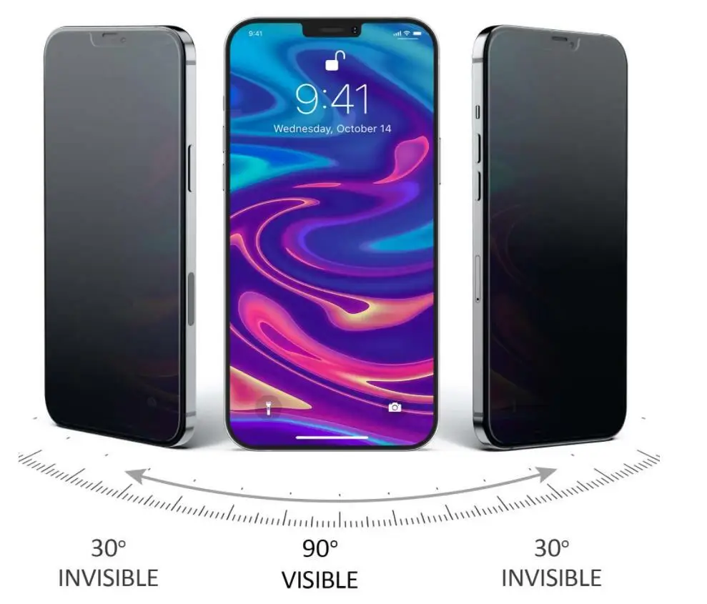 

Privacy Anti-Spy Tempered Glass Screen Protector for iPhone 17 16 15 14 Pro Max Air 16e 15 Plus 13 9H Hardness Tempered Glass
