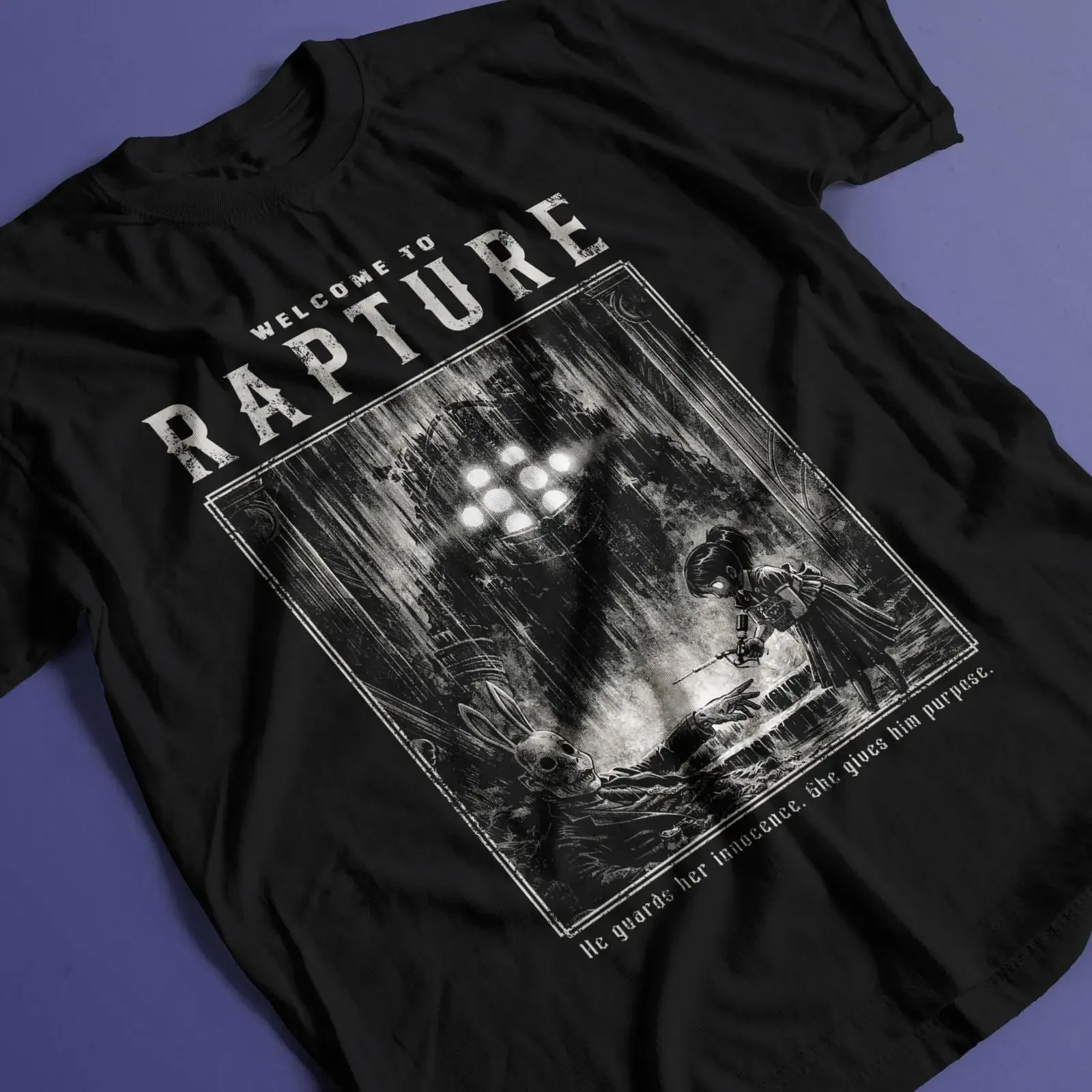 Vintage Underwater City T shirt Classic Video Game Inspired Retro Futuristic Dystopian Gamer vintage Washed Breathable Soft