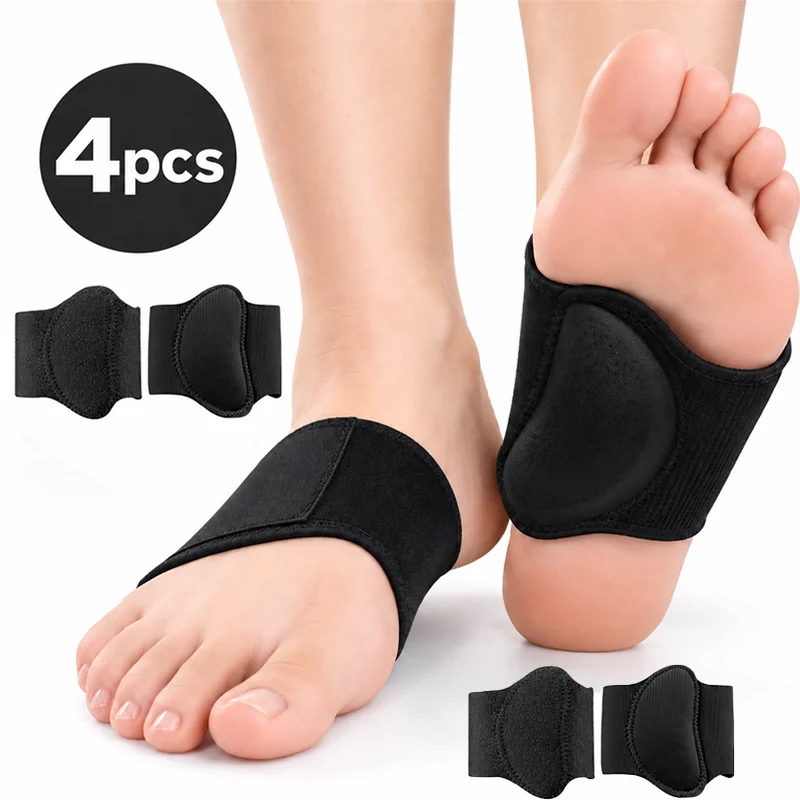 High Arch Support Shock-Absorbing Half Insole, Invisible and Comfortable, Suitable for Foot Protection in Various Scenarios Such as Daily Use