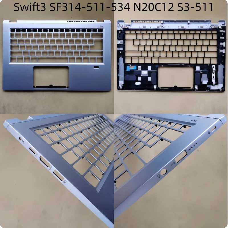 New Laptop Palmrest Upper Cover Top Case For Accer Swift3 SF314-511-534 N20C12 S3-511 Bottom Cover Lower Base Carcass
