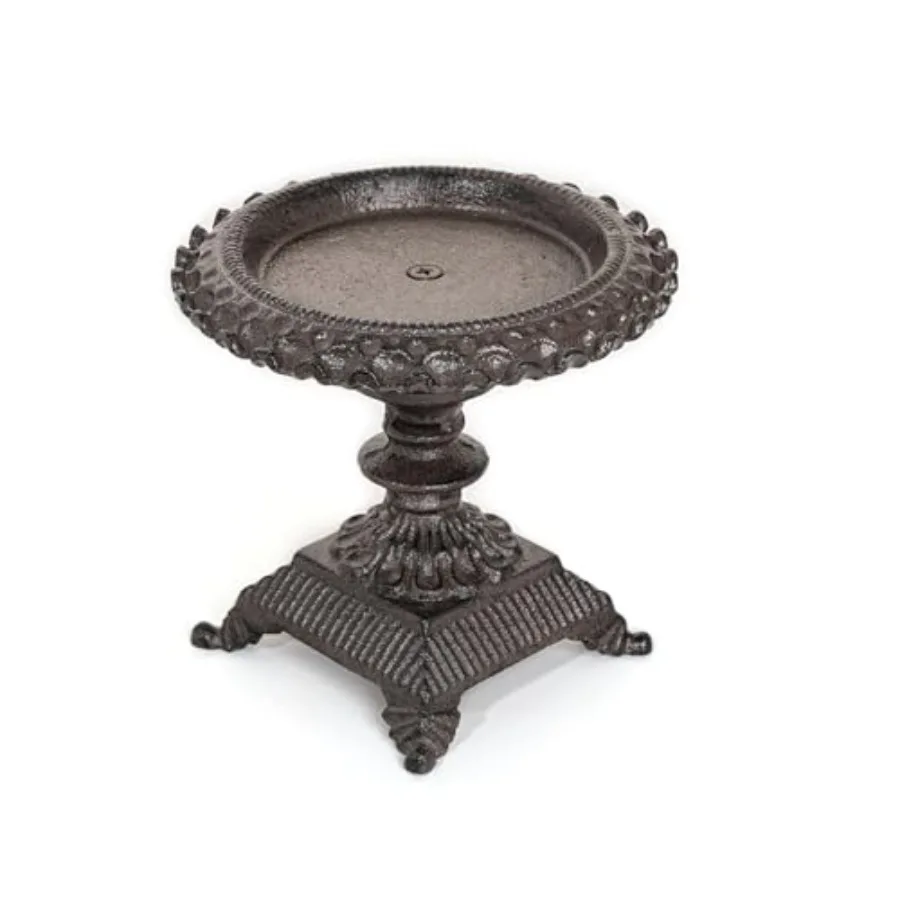 

Cast Iron Candle Holder - Rustic Style Decorative Pillar Candle Holders, Center Pieces Decoration for Table, Modern Farmhouse F