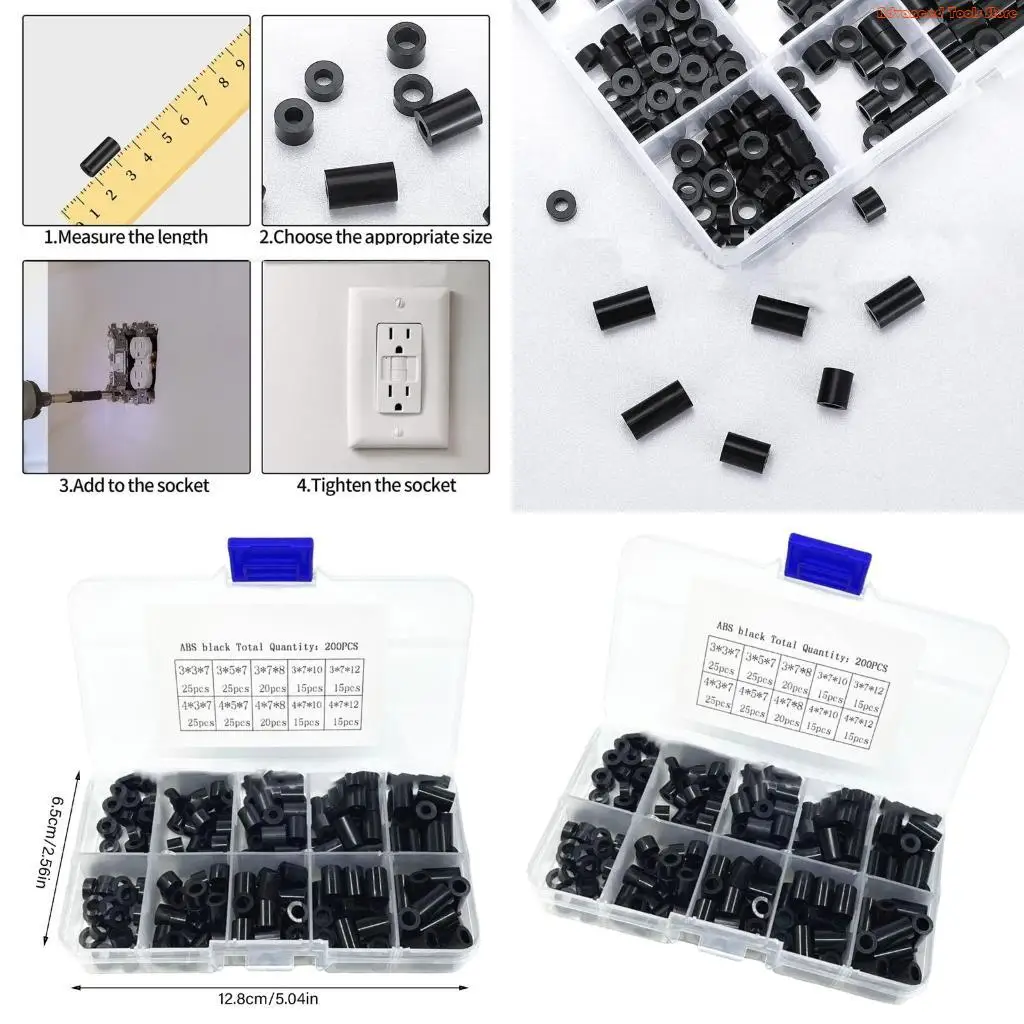 Nylon Standoffs Spacer Column Standoff Support for Mounting Hardware Needs W91B