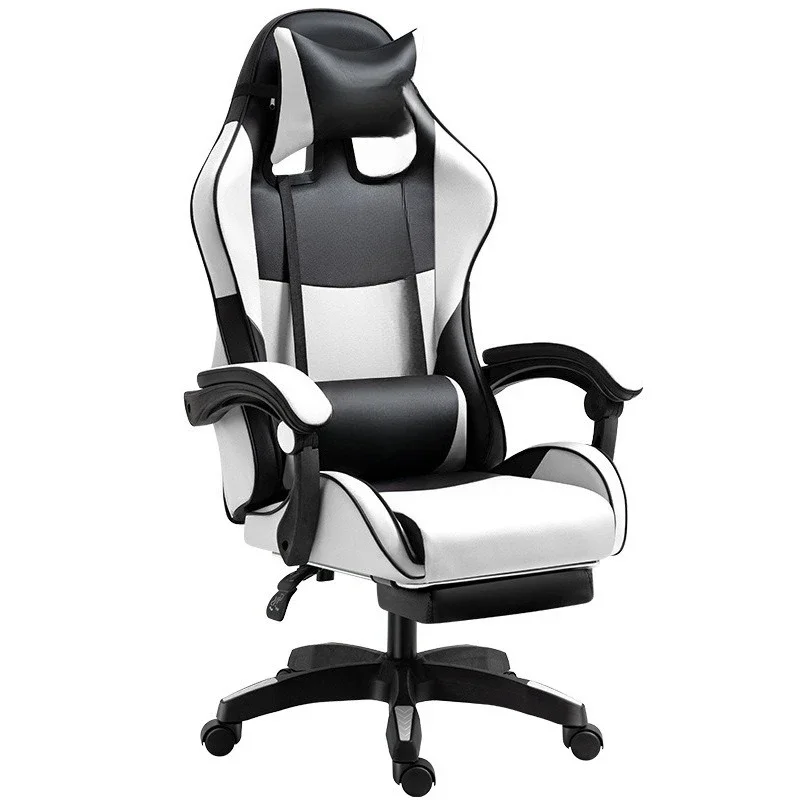 

Игровое кресло для дома и офиса, удобное для длительного сидения, эргономичное, с регулировкой высоты и поворотным механизмом.