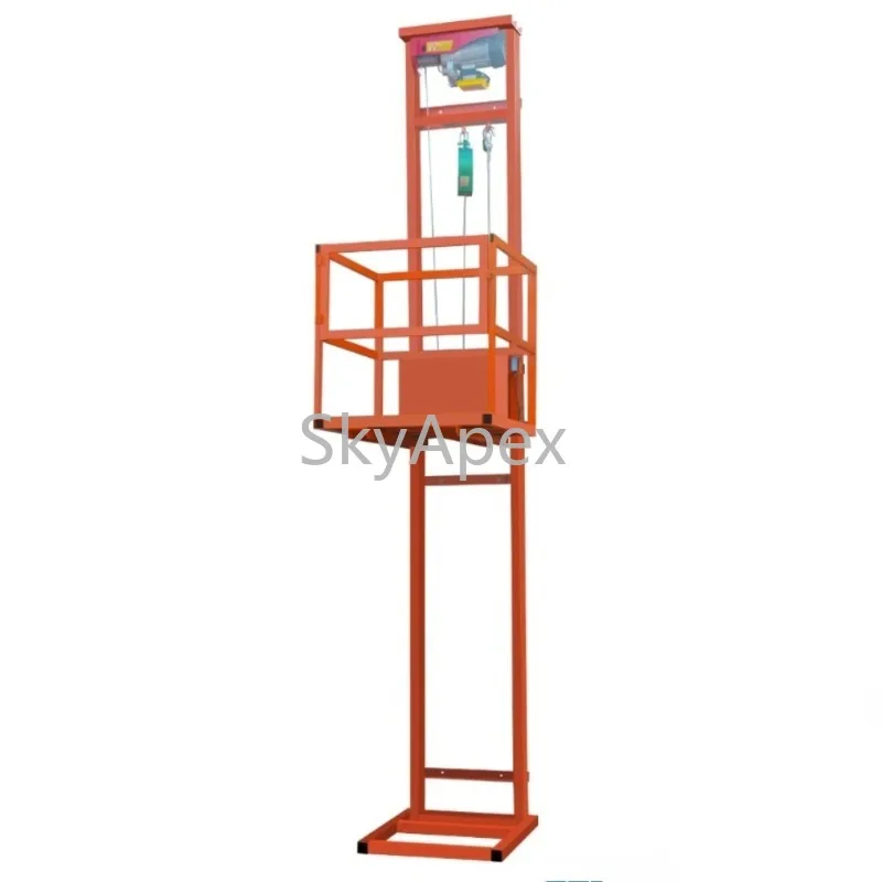 Маленький и удобный электрический подъемник, грузовой подъемник, устойчивый к падению, для заводского склада, дома, супермаркета, товары L ifting, простота использования