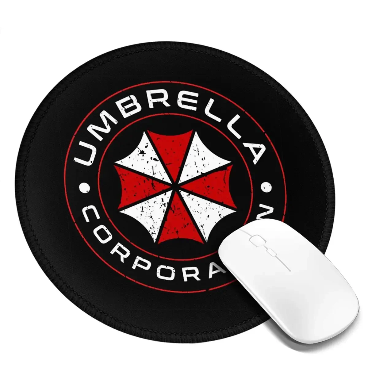 

Movie Game Corporation Umbrellas Round Mouse Pad Computer Keyboard Mouse Mat Gamer Laptop Desk Mat Office Accessories Table Mats