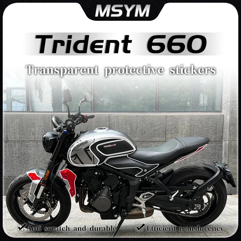 

For Triumph Trident 660 TRIDENT660 Stickers paint surface invisible car wrap protective oil tank film car sticker modified parts