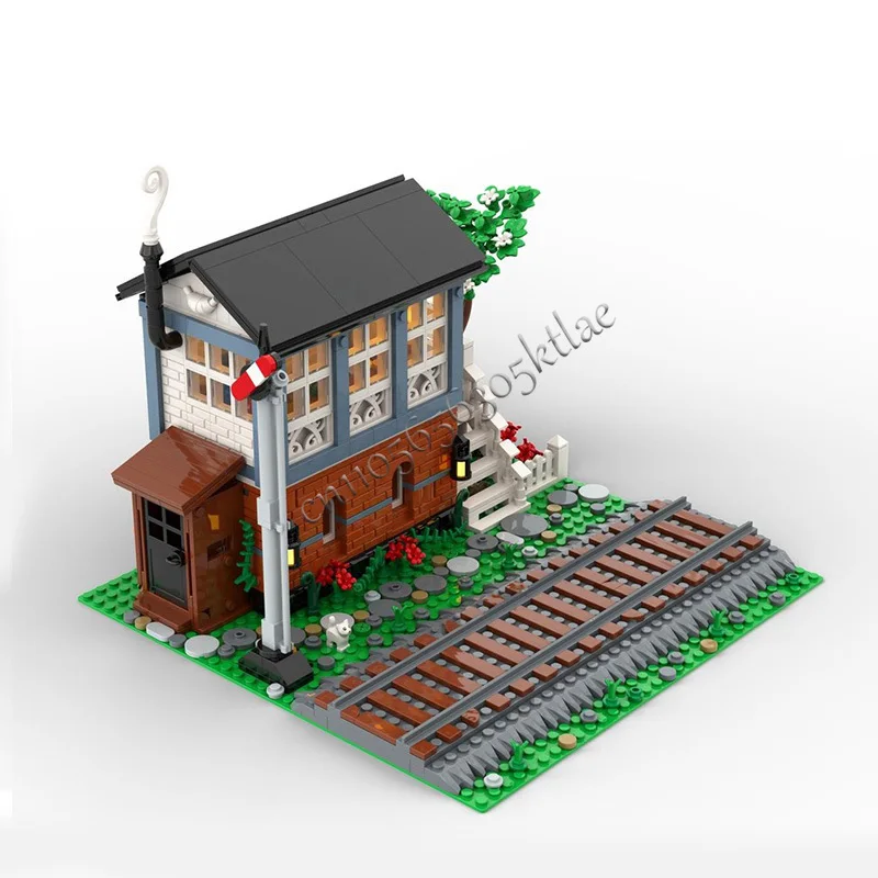 1147 PCS Scatola di segnalazione di costruzione MOC Personalizza il design modulare del blocco di costruzione Design creativo Giocattolo educativo di Natale fai da te Regalo