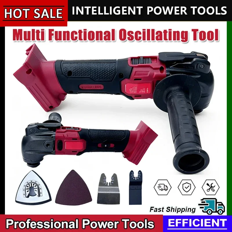 

Fit Milwaukee 6 Gear Renovator Cordless Vibration Brushless Multi Functional Oscillating Tool Electric Trimmer Tools 18V Battery