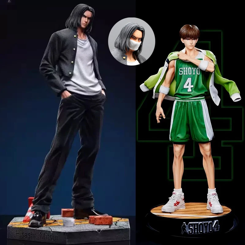 

33 см фигурка Slam Dunk Fujima Kenji TETSUO Mitsui Hisashi, фигурки героев, плохой мальчик, аниме, коллекция ПВХ, модель игрушки, подарки на день рождения