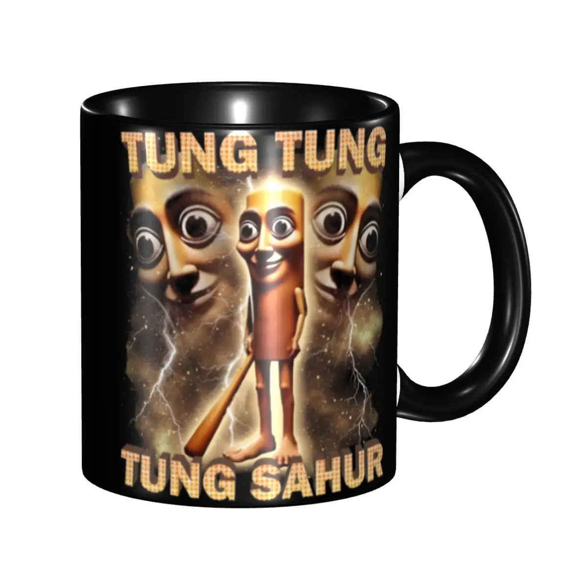 

Fun Tung Tung Tung Sahur Funny Ramadan Meme Tea Cup Home Italian Brainrot Mugs