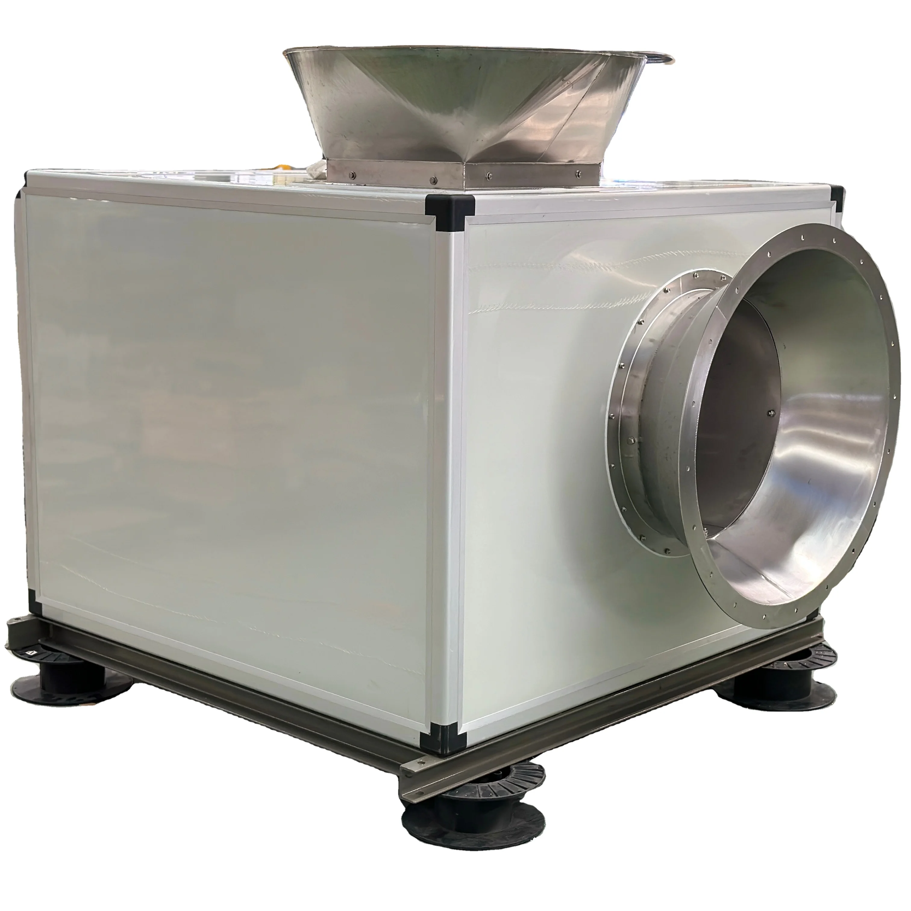 Quiet Design Exhaust Fan Continuous Operation Free Standing Belt Drive Stainless Steel Blades Centrifugal Fan
