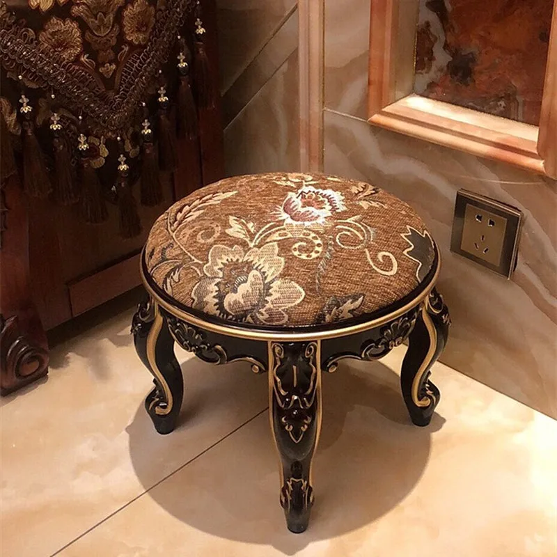 European coffee table  American low small  household sofa stool adult living room shoe change stool enter the