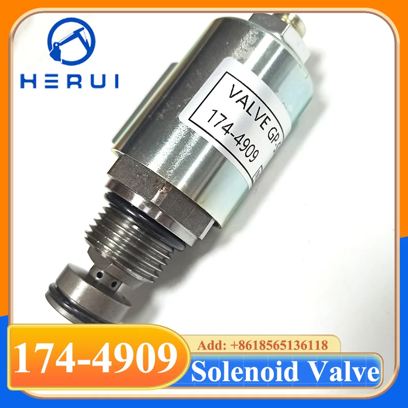 Construction Machinery Parts D6N D6R D10R D7R D8R D9T Loader Solenoid Valve 174-4909 1744909 For 3116 3126B 3176C 3306 Engine