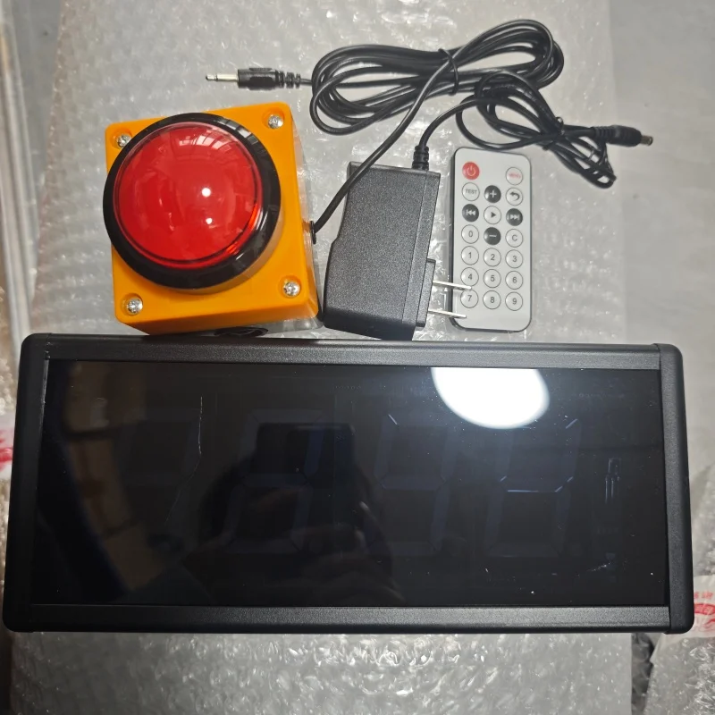 LED Digital Display Match Timer Countdown Stopwatch Counter for Training And Speech Timing with Special Belt Charging Feature