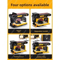 4X6 Sand Tray and Belt Machine, Sandpaper Grinding and Polishing, Electric Grinding, Small Benchtop Grinding Knife