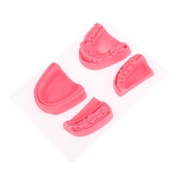 4pcs Dental Simulation Oral Suture Model Gum Suture Teaching Training Equipment