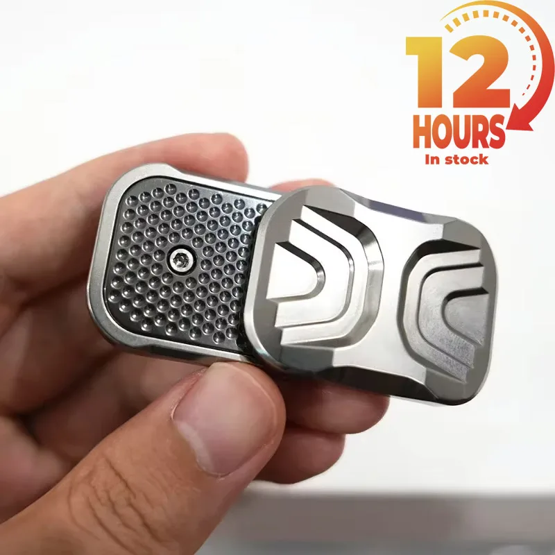 

Новинка 2025, спиннер на кончиках пальцев, EDC, титановый сплав, толкающая карта, защелкивающаяся монета, краб Bafanglaicai, магнитная декомпрессия и декомпрессия, Adul