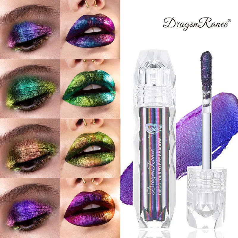 Chameleon Liquid Eyeshadow Metal Chameleon Makeup Lipgloss Shimmer Pigment Glitter Eye Shadow rossetto Shine Diamond Eyeshadow